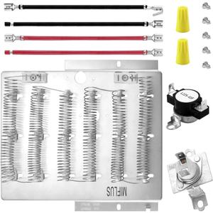 503978 61927 964p3 Dryer Heating Element Kit Compatible for speed. queen/aman.a/mayt.ag/cros.ley Dryer ADE3SRGS173TW01 ADE3LRGS171TW01 Parts,Replaces 964p3,56179,503404 by MIFLUS