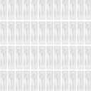 4oz Clear Empty Travel Bottles with Clear Flip Cap 120ml - 48 pack