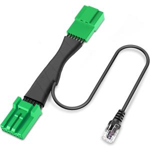 Radar Detector Power Adapter RJ11 Plug (7Pin Type A) Compatible with Select Honda CRV,Civic,Accord,Acura ILX and More,Radar Detector Adapter Charging Cable,Easy Plug and Play,Clean Install