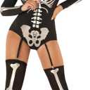 Morph Skeleton Costume Women, Halloween Skeleton Bodysuit For Women, Womens Halloween Costumes (X-Large)