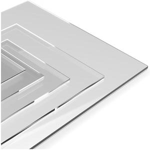 (3-Pack - 16" x 20") Clear Acrylic Sheets for Plexiglass Signs Picture Frame Broken Glass Replacement Flexible Shatter Resistant DIY Photos Artwork Display Crafts++