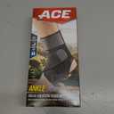 ACE Deluxe Ankle Stabilizer, Adjustable, Black, 1/Pack
