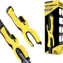 Goashpeaot Golf Grip Trainer, 2 Pack, Right Hand Compatible, Plastic, Attachment for Improved Hand Positioning (Yellow, Standard)