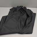48X24 Inch Black Rectangle Fitted Tablecloth Open Back Fitted Table Cloth Washable Polyester Fitted Table Cover for 4 Foot Folding Table Display Trade Show Party Wedding Banquet Birthday