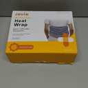 REVIX Microwavable Heating Pad for Back, Extra Large Microwave Heated Pack with Moist Heat for Waist, Stomach, and Shoulder, Unscented Hot or Cold Pack, Gray