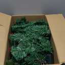 9 FT LED Christmas Garland with Pinecones Red Berries Bows Christmas Balls Candies, Multi-Function Christmas Garland with 50 Warm White LED Lights, 310 Branch Tips for Indoor Outdoor