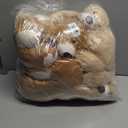 MorisMos 6Pcs Teddy Bears Bulk Baby Shower, 14inch Cute Teddy Bear Stuffed Animals Plush, Small Stuffed Bears on Centerpiece Baby Shower, Brown, Dark Brown