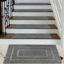 PURE ERA Carpet Stair Tread Landing Mat Tape Free Self Adhesive Non Slip Skid Resistant Indoor Doormat Area Rug Floor Mat for Kitchen Bathroom Workstations Washable 2' X 3'