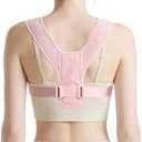 HVRCRK Posture Corrector for Women - Thin & Invisible Back Brace for Posture - Adjustable Back Support Brace - Relieve Upper Back Discomfort & Regain Confidence, 1 PC, L