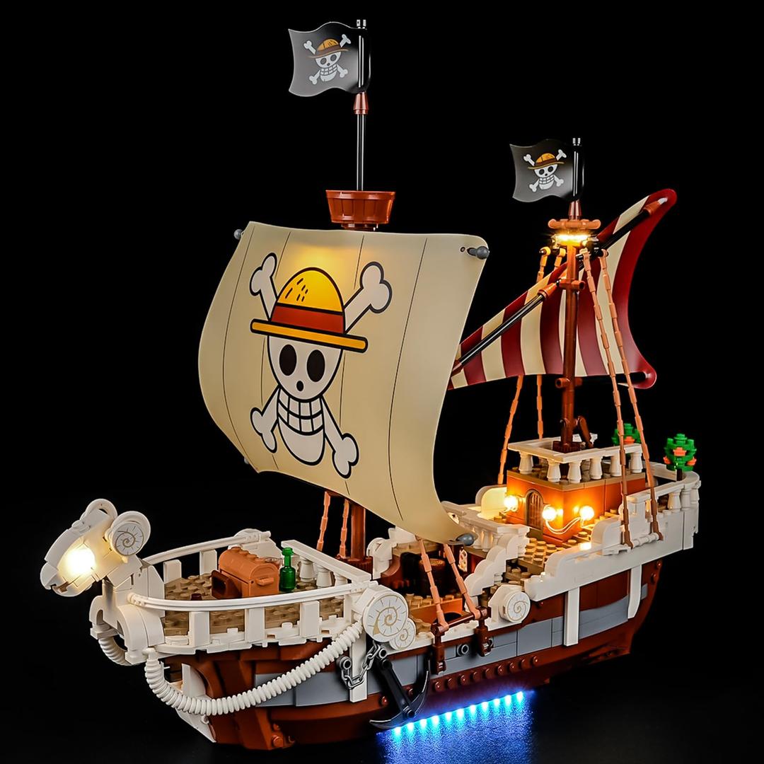 YEABRICKS LED Light for Lego-75639 One Piece The Going Merry Pirate Ship Building Blocks