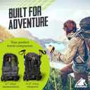 TrailBuddy Trekking Poles – Lightweight 7075 Aluminum Hiking Poles for Women, Men & Seniors – Collapsible Walking Sticks for Travel, Trails & Balance