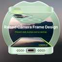 QTlier for iPhone 16 Case, 360 Rotatable Ring Stand, Raised Camera Frame, Shockproof Case Compatible with MagSafe, Case for iPhone 16, Translucent Avocado Green