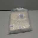 Knitted Organic Cotton Baby Blanket Swaddle Blanket, 30" x 40" Soft Receiving Blanket for Newborn 2Pack (Soft White and Blush)