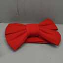 Vickerman 18" x 23" Red Canvas 4 Loop Outdoor Christmas Bow with UV Treated Material and Wire to Hang.