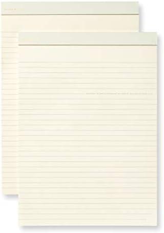 Kate Spade New York Notepad Folio Refill, Letter Size Pads with 50 Lined Sheets Each, Cream 1 Count