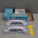 2 Pack Grab Bars for Bathtubs and Showers with 3 Suction Cups,Heavy Duty Handle Removable Handrails for Seniors and Elderly,Bathroom Safety Grip No Drilling Waterproof (Blue)