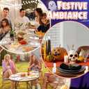 Sieral 10 Pcs Halloween Cheese and Butter Spreader Knives Ghost Cheese Spreader Butter Knives Multipurpose Halloween Decor with Hand Painted Wooden Handle Stainless Steel Blade