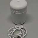 Portable Mini Humidifier, Colorful, Cool Mist, USB Powered. Perfect for Bedroom, Office & Car (300ml, White)