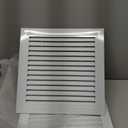 2pcs 16" x 16" Premium Aluminum Gable Vents with Screen, Paintable Design -Ideal for Attic and Shed Ventilation, Vent Opening 14"x14" (White 16" x 16"-2 Pack)