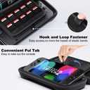 KCKTR Nintendo Switch 2 Carrying Case (2025), Hard Shell Protective Travel Portable Pouch Holds 24 game cartridges, with Game Card Slots & Inner Pocket for Accessories, Black