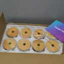 16 Oz Drinking Glasses with Bamboo Lids and Glass Straw - 8 Pcs Glass Cups Beer Ice Coffee Glasses Cute Aesthetic Cup Great for Coffee Bar Accessories Include 2 Cleaning Brushes