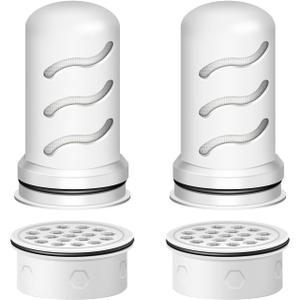 Water Filter Replacement for LS Home Dispenser 18 C/Glass Pitcher 7 C/Plastic Pitcher 10 C/Plastic Pitcher 7 C.2 Activated Carbon + Ion Exchange Filter and 2 Membrane Micro Filter (2+2)