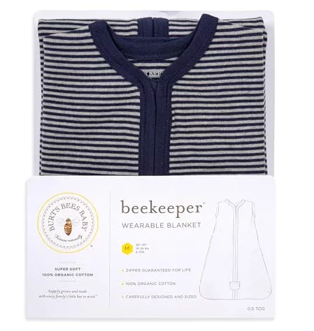 Burt's Bees Baby Beekeeper Wearable Blanket, XL 35"-40" 26-36lbs 18-24M, India