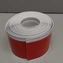 Frantie Flexible Vinyl Baseboard Trim, 4 Inch Peel and Stick Baseboard Molding Trim, Rubber Wall Base Board Moulding Trim for Floor (20 Feet) (White)