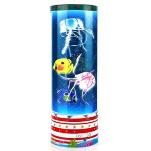 Terigol-X Mothers Day Gifts Jellyfish Lamp, Jelly Fish Tank Mood Light for Home Deco，Relaxation and Sleep with 17 Colors Changing, Birthday Gifts for Women, Kids and Men (Red)