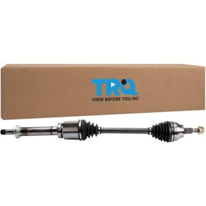 TRQ Front Right CV Axle Shaft Assembly Passenger Side Compatible with 2013-2018 Ford Escape NCV11165 66-2362 CV6Z3B436AQ 447-03157R FD8208