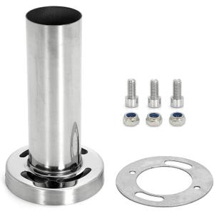 4" Round Tip Silencer Exhaust Muffler for 4 inch Tip Removable Exhaust Silencer