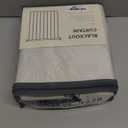 100% Blackout Shield Full Blackout Curtains for Bedroom 84 inch Length 2 Panels Set, Clip Rings/Rod Pocket Faux Linen Black Out Curtains for Living Room, Thermal Insulated, 50Wx84L, Beige