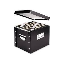 Snap and Store Letter File Box