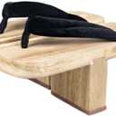 Japanese Style Cosplay Sandal Clogs Wooden Slippers Ninja Flip Flop Geta Sandal Clogs One Tooth Geta Sandals (27cm, Multicoloured-06)