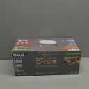 Run Bison 6 Inch Recessed LED Commercial Downlight with J-Box, Wattage Adjustable 12/16/20W,3 Color Selectable 3000K-5000K, 120-277V,0-10V Dimmable, IC Rated,Canless LED Downlight - 10 Pack