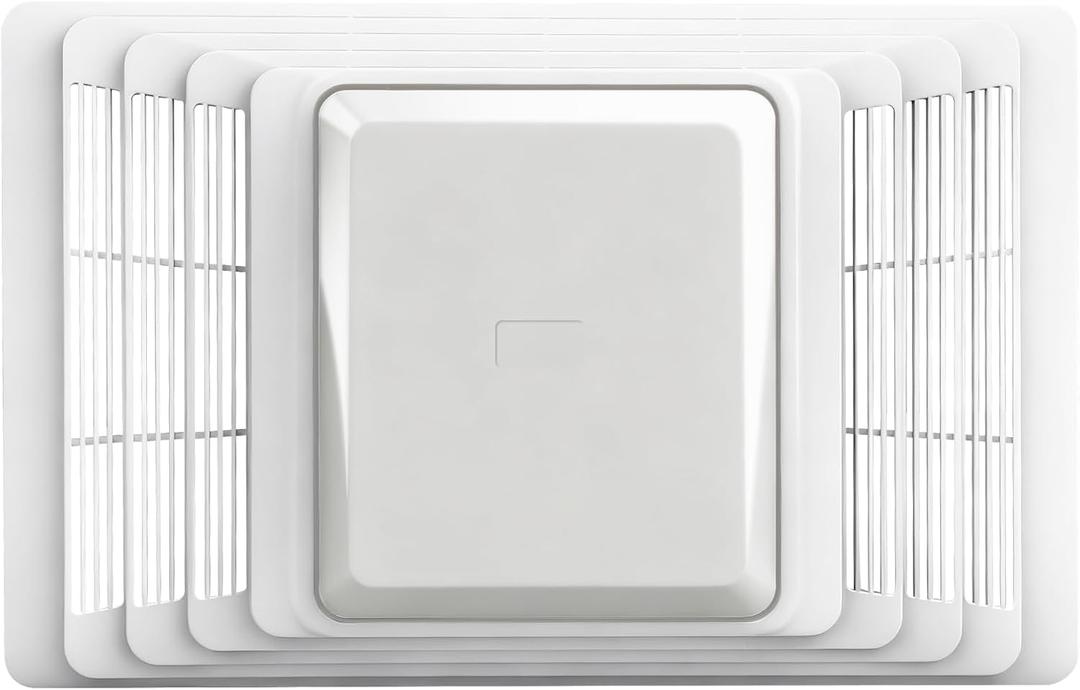 S97013662 Bathroom Fan Cover Grille and Lens Assembly Kit for Broan Nutone Exhaust Fan Cover 655, 656, 657, 659, 695, 696, HFL695 Bathroom Fan Cover, Replaces 97013662