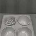 Ton Sin Plant Pots,5.5 Inch White Pots for Indoor Plants with Drainage Holes,Cylinder Flower Pot Ceramic Planters with Saucer,Cactus Succulent Outdoor Garden Pots Set of 3