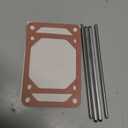 VIKKSAER 2Set 690981 690982 690971 Push Rod Set of 2 & Valve Cover Gasket, Replacement for Brigs-Straton (2 Set)