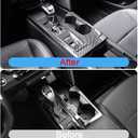 Center Console Gear Shift Panel Frame Cover Trim for Toyota Camry 2025 9th Gen Interior Accessories Carbon Fiber Print (for Toyota Camry 2025)