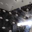 10 inch Rain Shower Head with Handheld Spray Stainless Steel, High Pressure Square Rainfall Showerhead Combo with 6 Handheld Sprayer, Detachable Shower Heads Waterfall Shower for Bathtub (Silver)