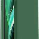 Vooii for iPhone SE Case 2022/3rd/2020,iPhone 8/7 Case, Upgraded Liquid Silicone with [Flat Edges] [Camera Protection] [Soft Anti-Scratch Microfiber Lining] Phone Case for iPhone SE - Green