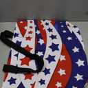 Chic Extra Large Shoulder Grocery Tote Bag, USA Flag Patriotic Stars And Stripes Pattern Canvas Reusable Handle Bags for Men Women Gym Weekender Picnic Beach Travel Home Storage Market Shopping