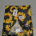 Cumagical Yellow Sunflower Print Birthday Shirt Boy Cute Hawaiian Shirts Button Up Shirt Teen Boy Casual Party Hawaiian Button Up 9-10