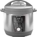 Instant Pot, 6-Quart Whisper Quiet 9-in-1 Electric Pressure Cooker, Slow Rice Steamer, Saut, Yogurt Maker, Warmer & Sterilizer, Free App with 800+ Recipes, Stainless Steel