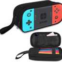 TILYTADLY Large Pencil Case for Boys - Boys Pencil Pouch with Zipper Compartments - Big Capacity Pen Box Gamer Pen Bag Organizer for Kids Teens School (Game-SW-Red&Blue)