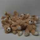 12 Pack Teddy Bears Bulk 13.5 inch Small Teddy Bear Stuffed Bears for Baby Shower Centerpiece Decorations for Christmas Valentine's Mother's Day for Kids or Adults (12 Light Brown)
