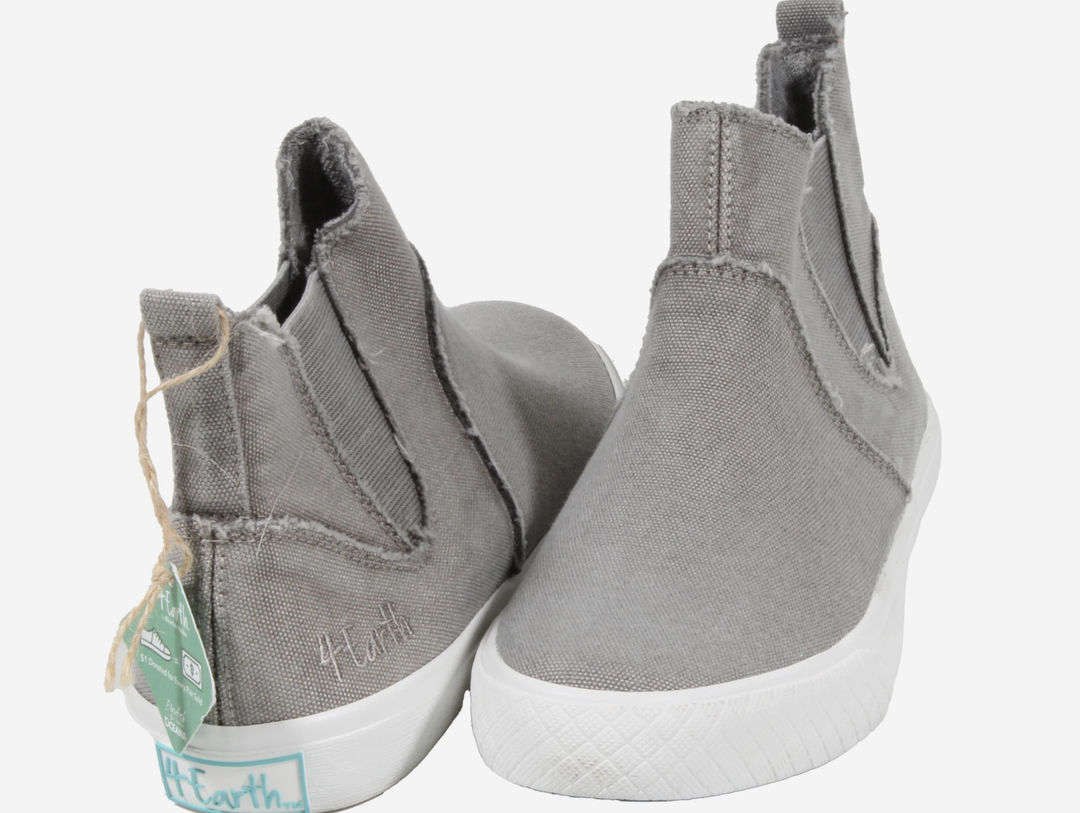Blowfish Torta Womens High Top Sneaker Steel Gray US Size 6.5