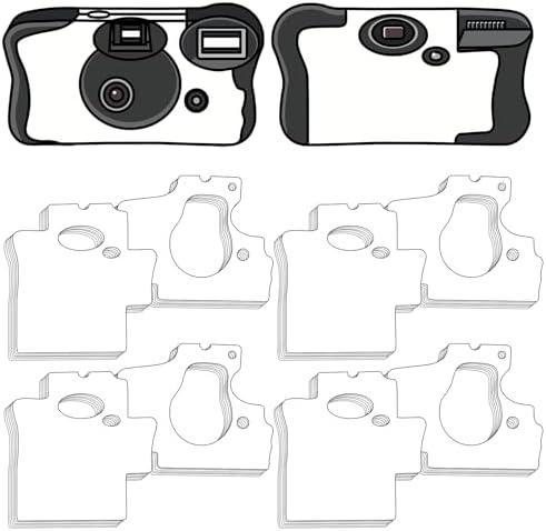 gisgfim 96 Pack Disposable Camera Sticker Wraps Compatible with Kodak Funsaver Disposable Camera One Time Single Use Cameras Wraps Sticker for Wedding Bulk DIY Template Design Baby Shower Party
