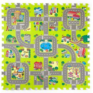 Baby Play Mats for Floor, Foam Play Mat, Interlocking Foam Tiles City Road Track Puzzle Mat 9 Pieces Baby Play Mats for Floor, Foam Play Mat, Interlocking Foam Tiles City Road Track Puzzle Mat 9 Pieces