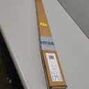 Ivilon Drapery Window Curtain Rod - End Cap Style Design 1 Inch Pole. 48 to 86 Inch Color Warm Gold